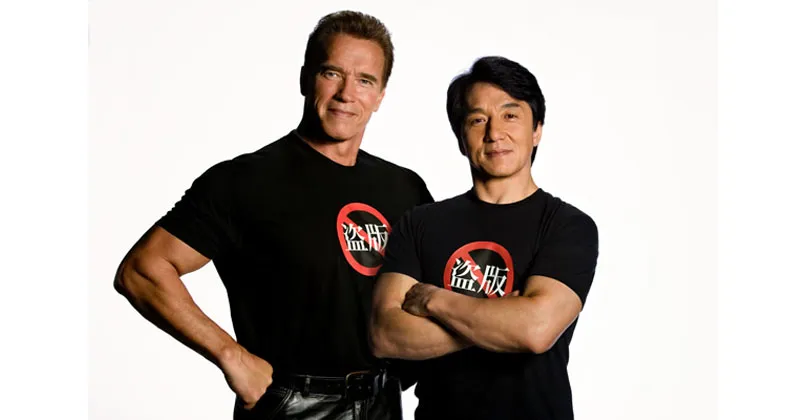 Jackie Chan dan Arnold Schwarzenegger dalam Film yang Sama