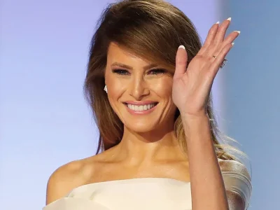 Melania dan Kedua Putri Trump