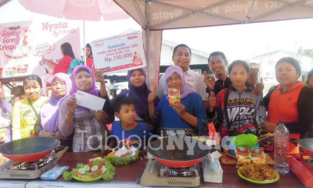 Sasa Bersama Tabloid Nyata, Goyang Goreng Krispi Hadir di Empat Kota!