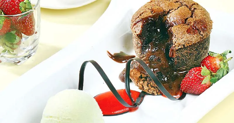Molten Cake Cokelat