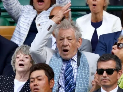 Ian McKellen Nonton Wimbledon