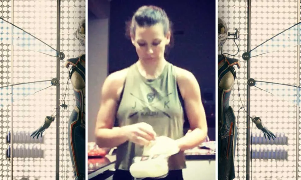 Evangeline Lilly Pamer Otot Lengannya untuk Film Kedua Ant-Man