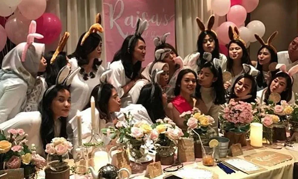 Imutnya Raisa di Bridal Shower Keduanya