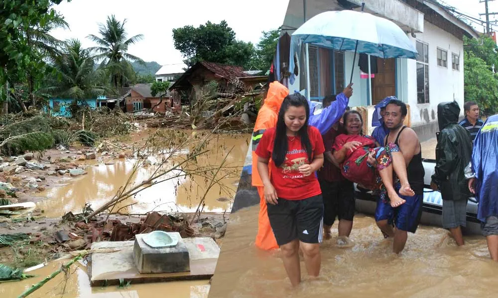 Beginilah Momen Banjir Dalam Bidikan Lensa