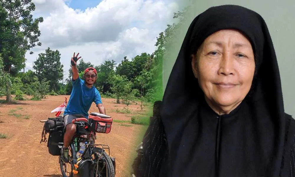 Keliling Dunia Bersepeda, Ini Janji Nafal pada Ibunya yang Tak Sempat Dipenuhi
