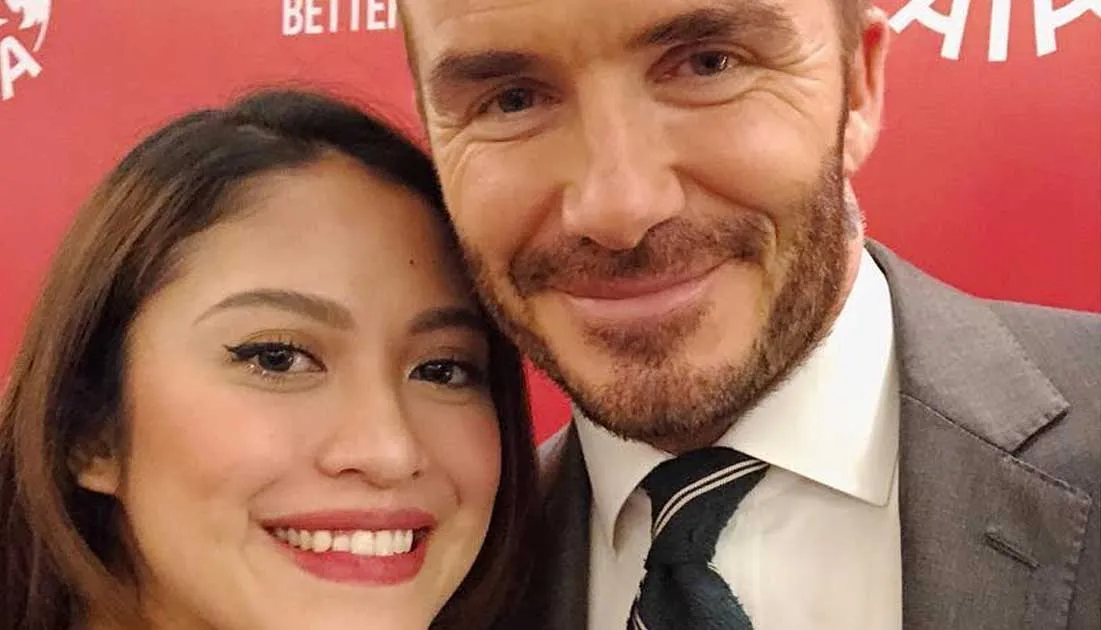Istri Giring Nidji Foto Bareng David Beckham, Naysilla Mirdad Iri