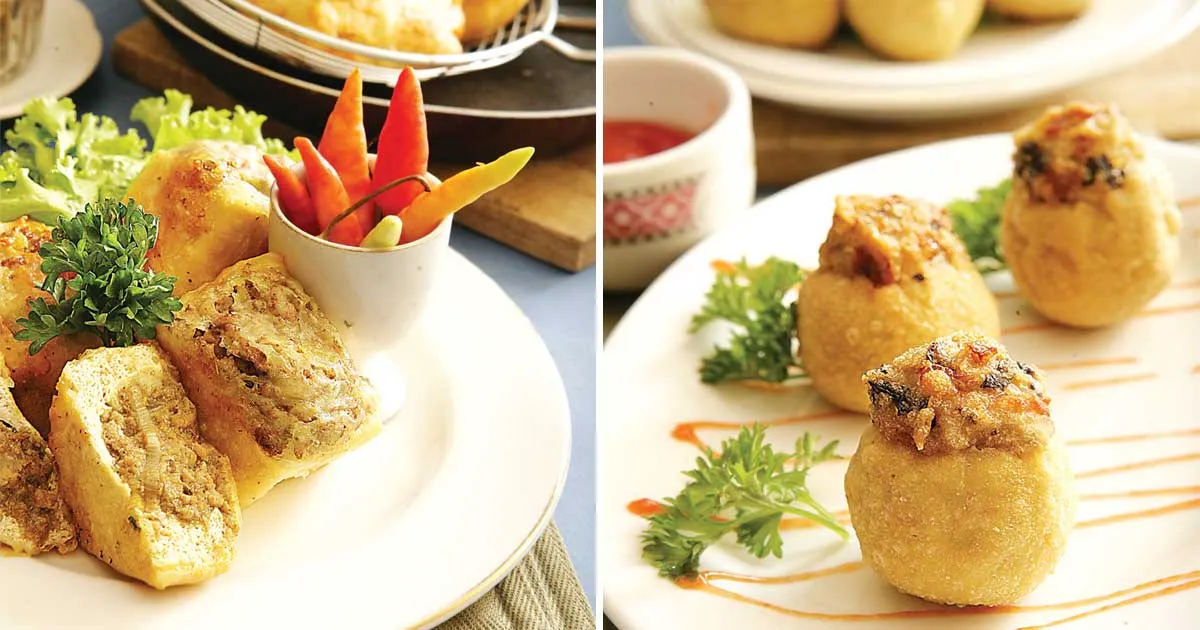 Tahu Goreng Kare Daging vs. Bola Tahu isi Tenggiri