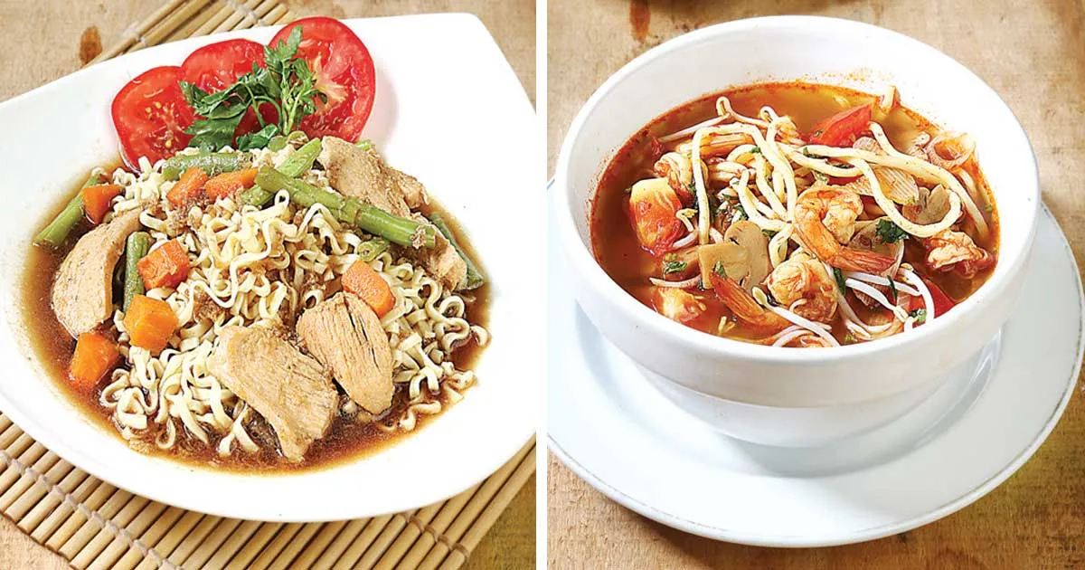 Rekarasa: Mie Semur Ayam dan Mie Kuah Tomyam
