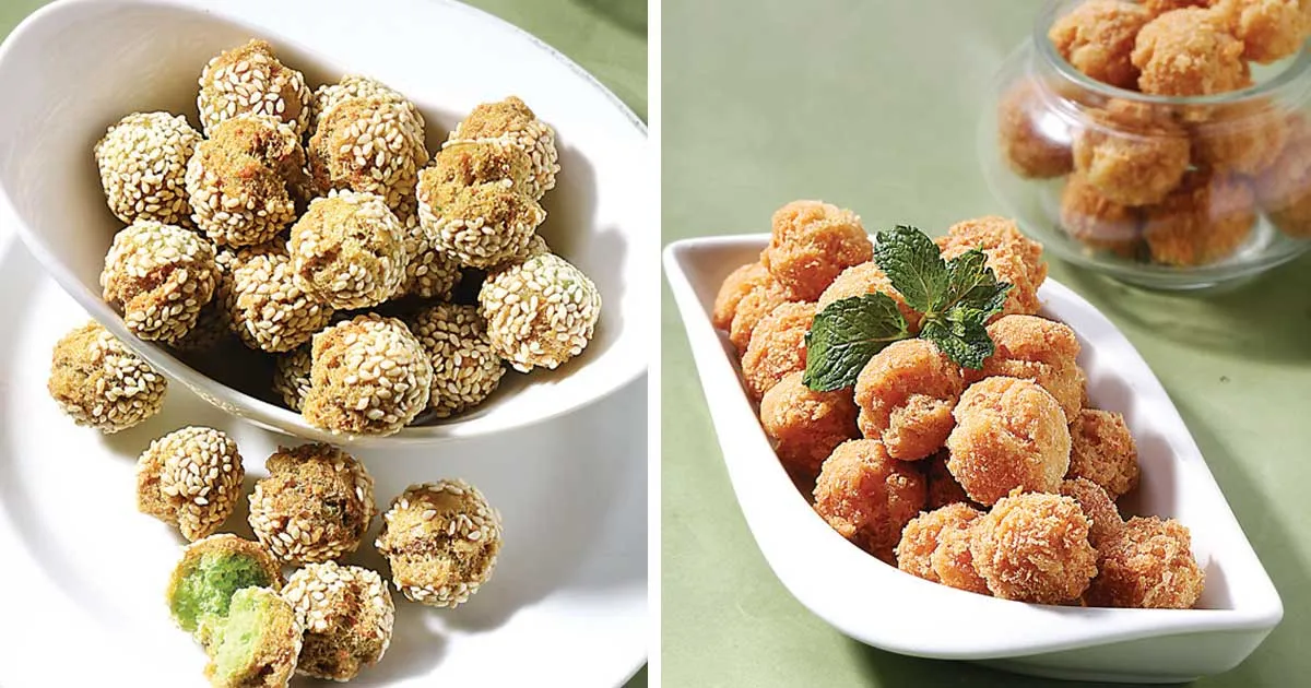Rekarasa: Onde-Onde Ketawa Pandan dan Onde-onde Vanila Kremes