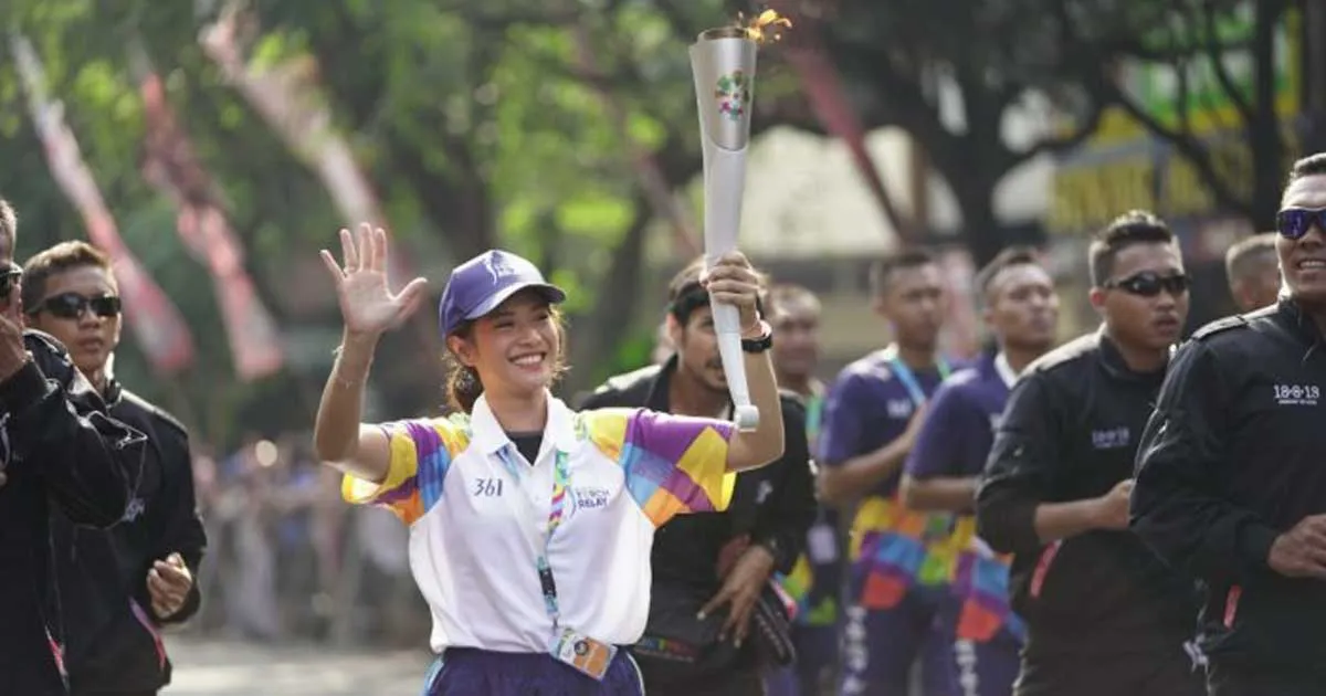 Bawa obor Asian Games 2018, Dian Sastro Hebohkan Solo