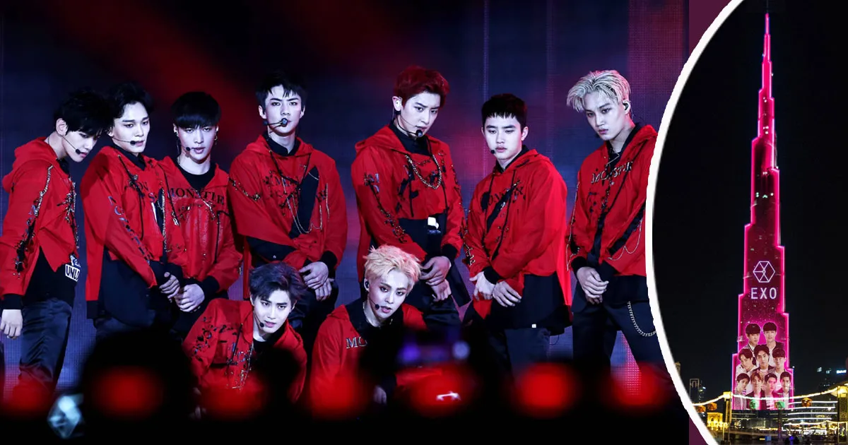 EXO Bakal Cetak Sejarah di Burj Khalifa Dubai!