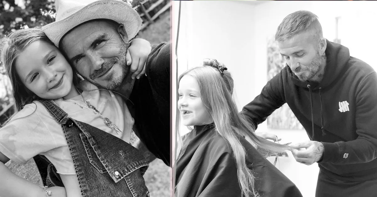 Demi Putrinya, David Beckham Jadi Tukang Potong Rambut!