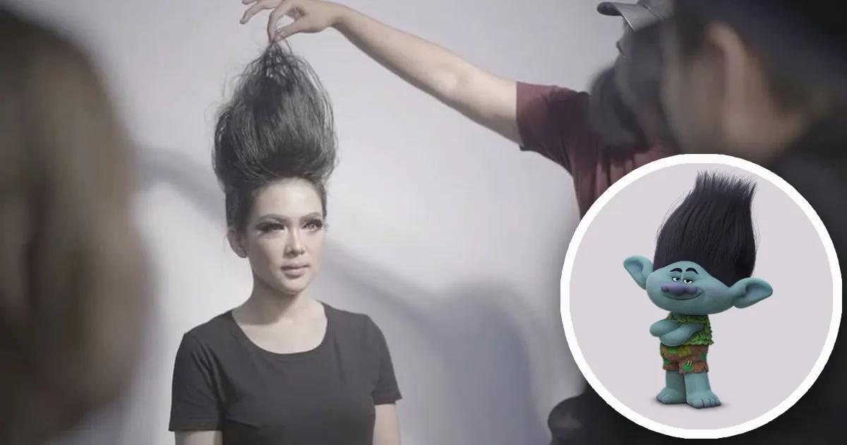 Gara-gara Jambul Khatulistiwa, Syahrini dibilang Mirip Trolls