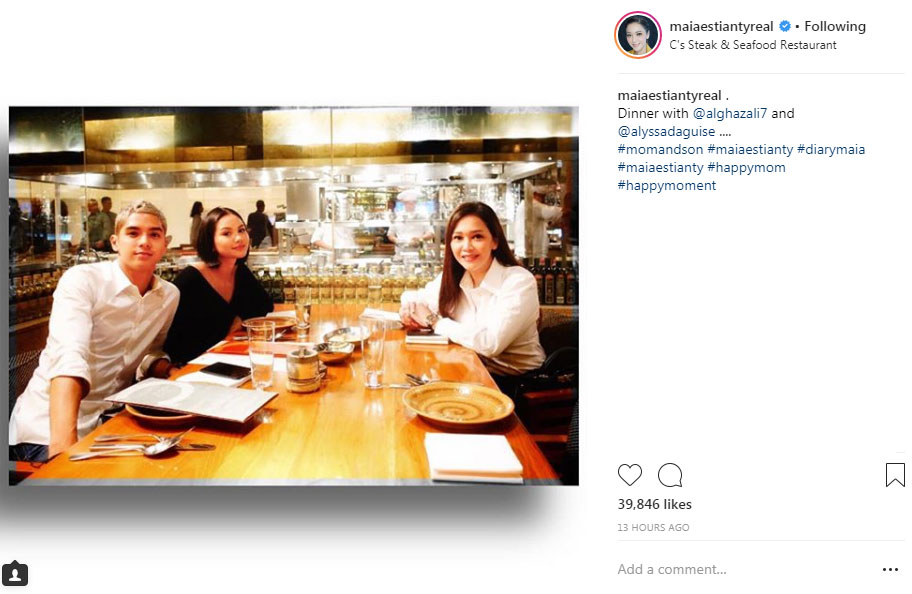 Alyssa daguise dan maia estianty