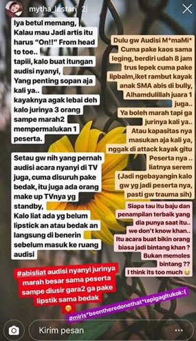 mytha-lestari-mengomentari-KDI