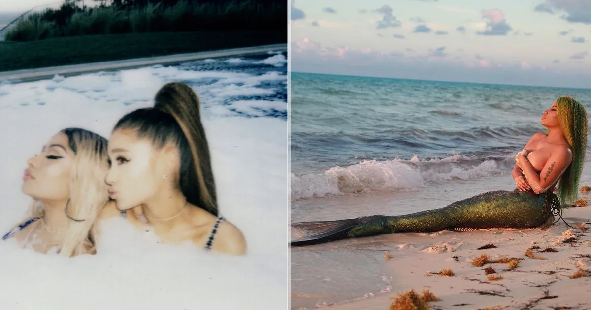 Kolaborasi Bareng Ariana Grande, Nicki Minaj Jadi Putri Duyung