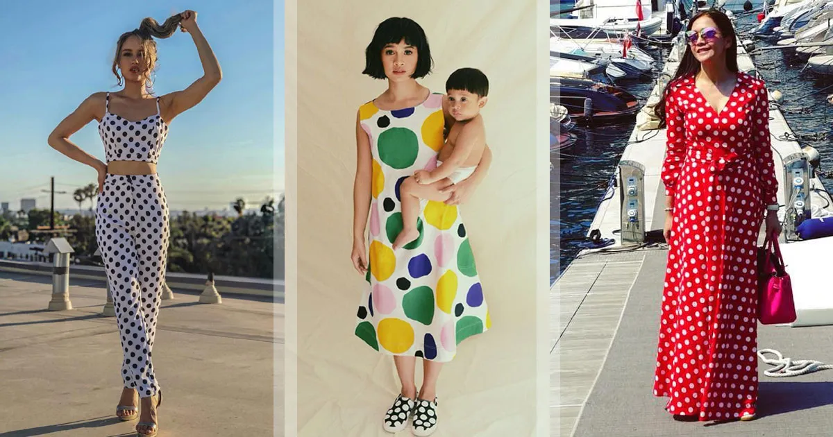 7 Seleb Ini Tampil Kece dengan Baju Motif Polkadot