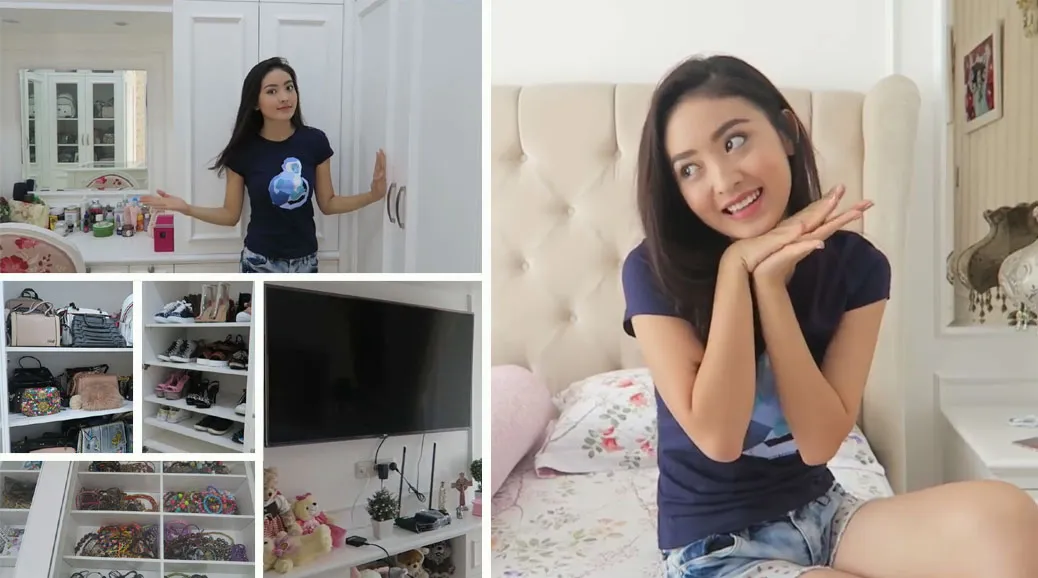 Bertema American Classic, Kamar Natasha Wilona Girly Banget