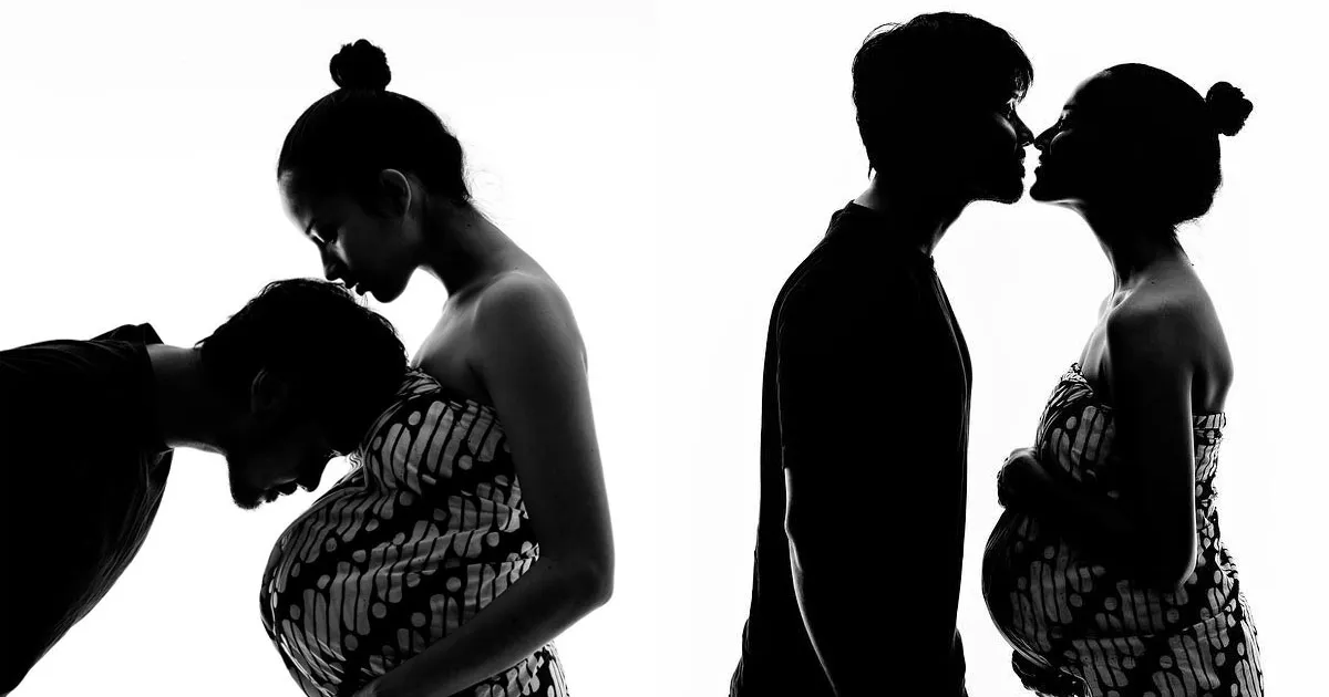 Sederhananya Konsep Silhouette Maternity Shoot ala Putri Marino
