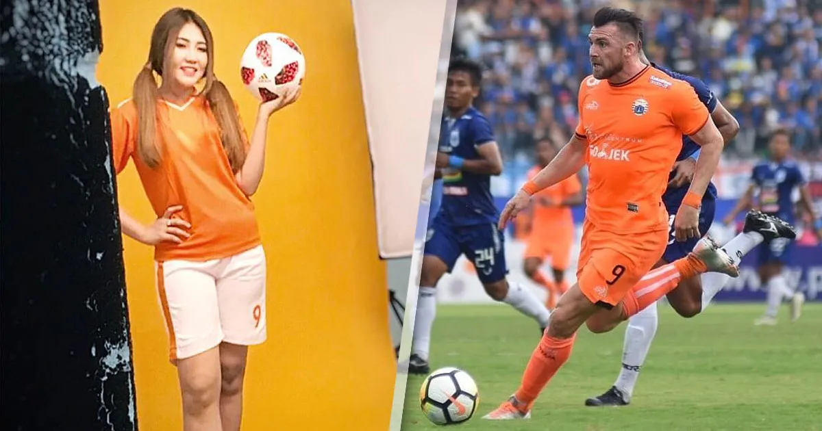 Kenakan Jersey Oren Nomor 9, Via Vallen Disindir Soal Marko Simic