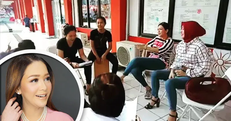 Maia Jadi Juri di Lapas Pondok Bambu Didampingi Angelina Sondakh