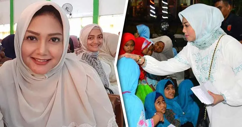 Penampilan Bella Saphira di Hari Santri Nasional Jadi Sorotan