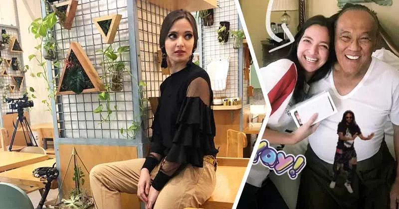 Kegirangan Dapat Hadiah, Nia Ramadhani Peluk Aburizal Bakrie