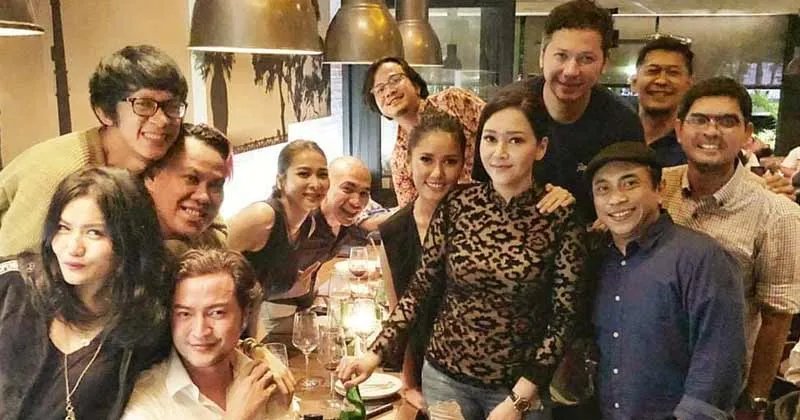 Keseruan Gank Tempe Sambut Maia Estianty Sebagai Pengantin Baru