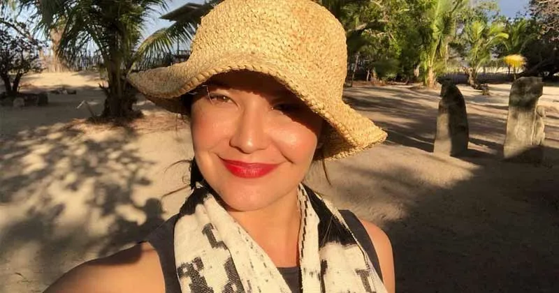 Tamara Bleszynski Tak Malu Sapa Penggemarnya di Pasar Ikan