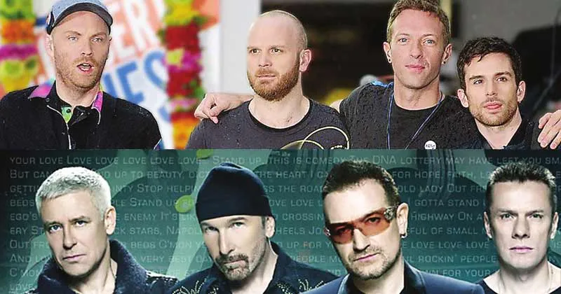 U2 & Coldplay Didapuk Jadi Musisi Terkaya Versi Forbes