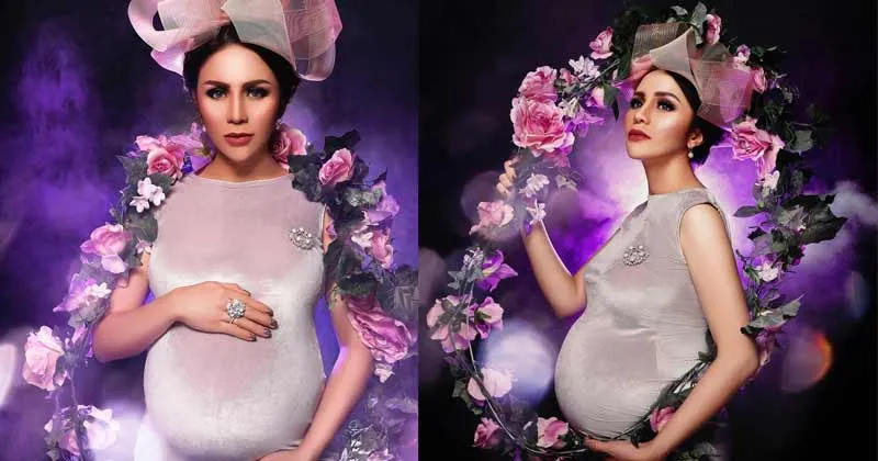Momo Geisha Bagi-bagi Dolar di Perayaan 7 Bulan Kehamilannya