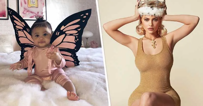So Cute! Anak Kylie Jenner Rebut Tas Mungil Seharga Puluhan Juta