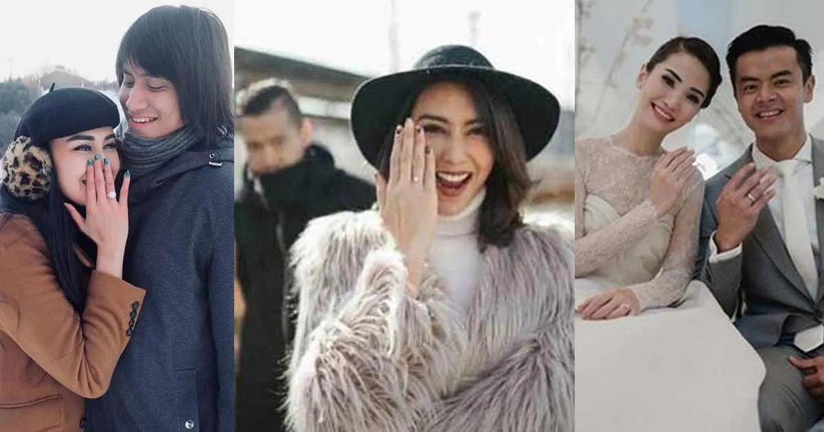 Momen Haru 7 Artis Lamaran di Luar Negeri Sukses Bikin Baper