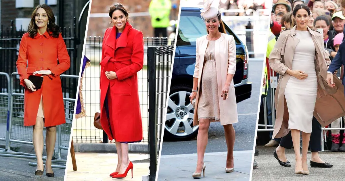 Gaya Kehamilan Meghan Markle vs Kate Middleton, Siapa yang Terkeren?
