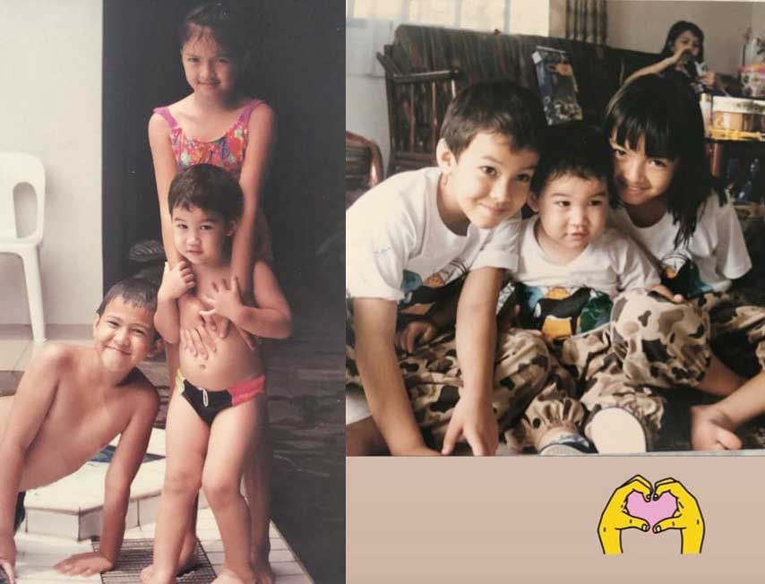 foto-masa-kecil-artis-raline shah