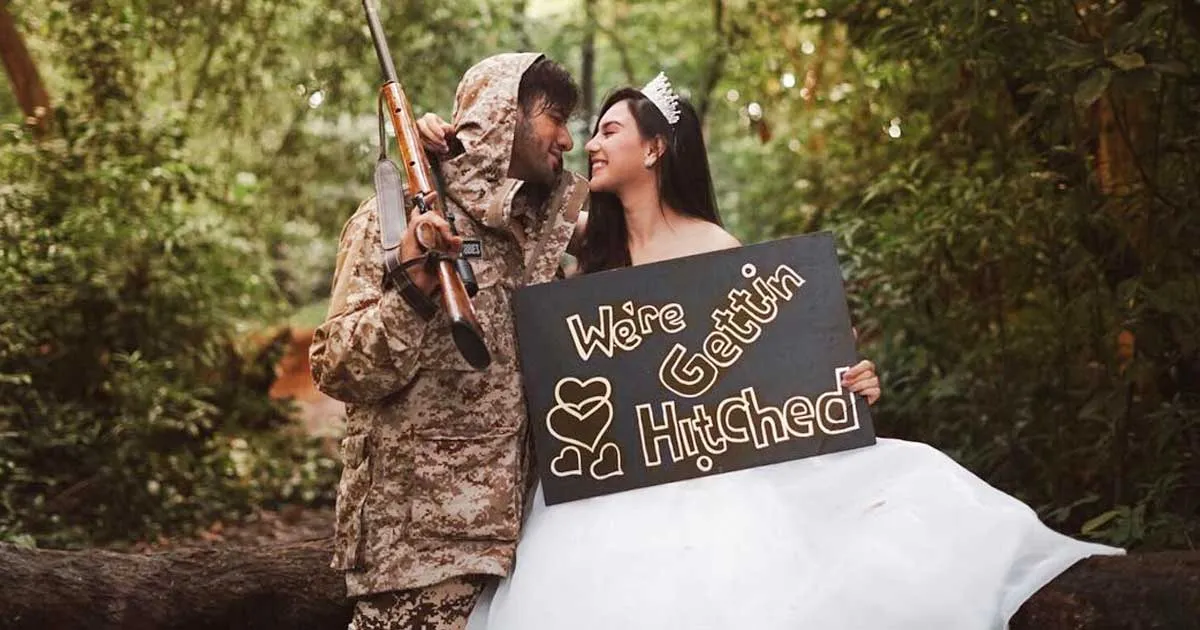 Ada yang Bikin Salfok di Foto Prewed Irish Bella dan Ammar Zoni