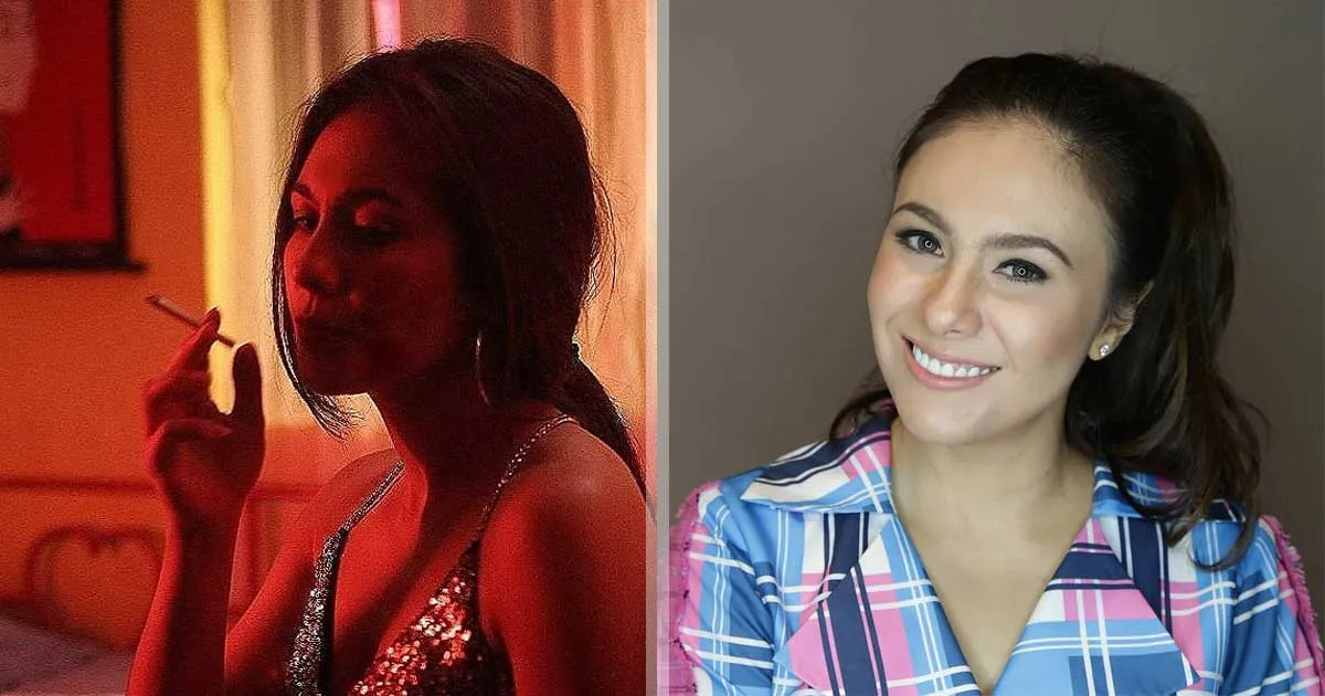 Dibalut Baju Seksi, Wulan Guritno Merokok di Kamar Remang-remang