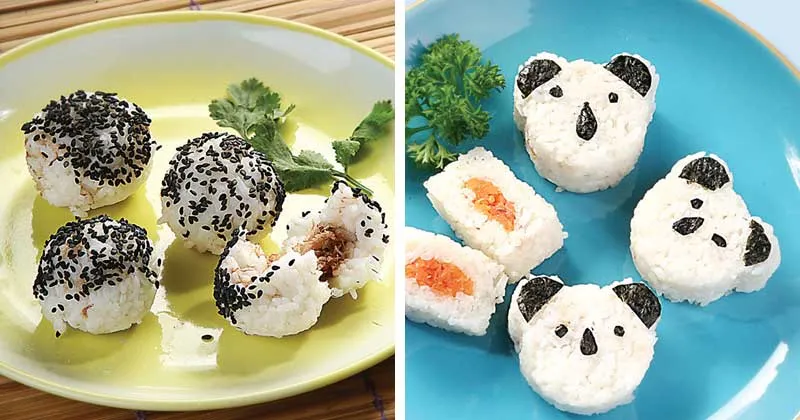 Onigiri Telur Bonito vs. Onigiri Salmon Asap