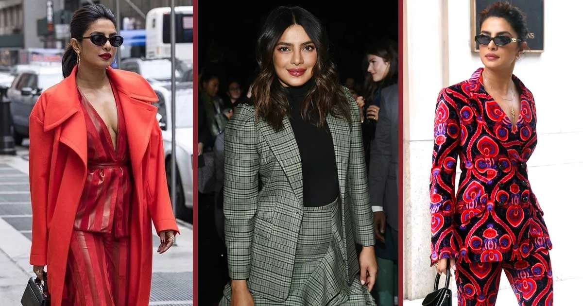 5 Inspirasi Tampil Modis dengan Baju Setelan Ala Priyanka Chopra