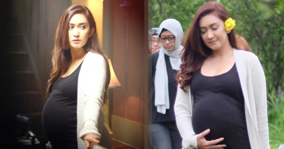 Nafa Urbach Kagetkan Penggemar dengan Perut Buncitnya