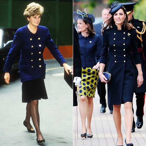 gaya-kate-middleton-mirip-putri diana