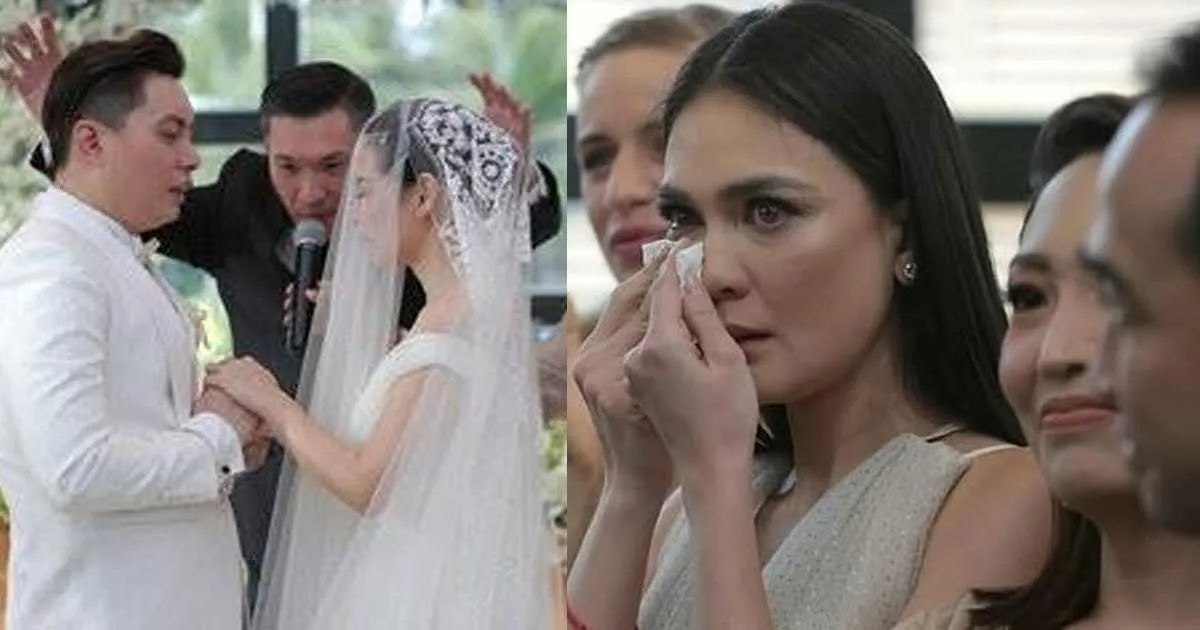 Ada Alasan Lain Luna Maya Menangis di Pernikahan Edric Tjandra
