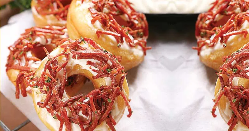 Donat Mini Daging Asap
