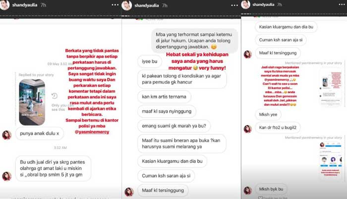 Shandy Aulia lapor polisi