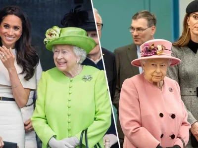 baju kate middleton dan meghan markle 1