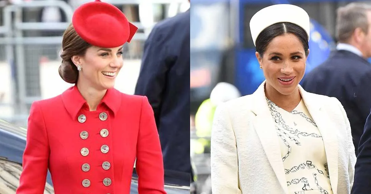 Akrabnya Kate Middleton dan Meghan Markle di Commonwealth Day