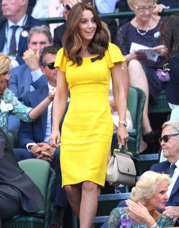 gaun kate middleton warna-warni