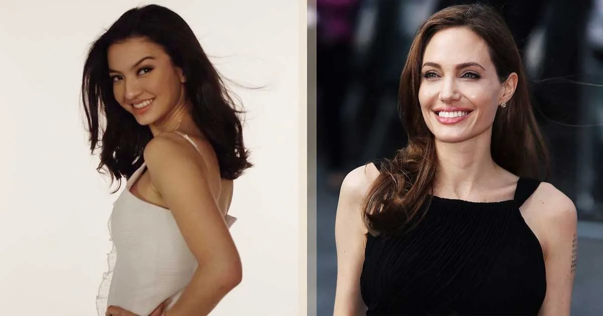 Kompak Pose Berdua, Cantik Raline Shah atau Angelina Jolie?