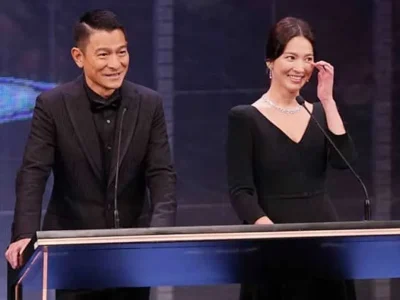 andy lau dan song hye kyo di hong kong film awards