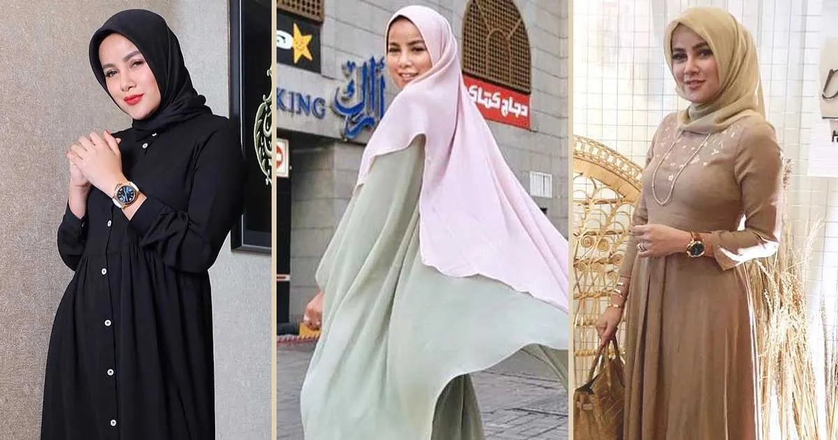 Contek 5 Gaya Hijab Super Elegan Ala Olla Ramlan